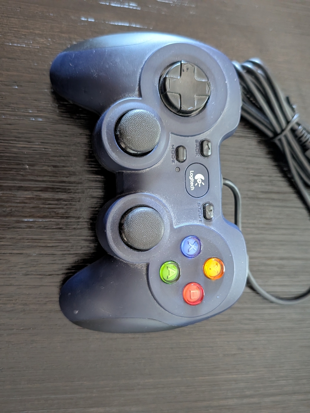 Logitech Wired Gamepad Controller in Dark Gray/Black